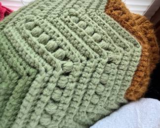 HandCrocheted Throw Pillow Covers Set of 