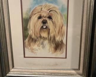 Signed Ken Carlson painting. Famous wildlife artist