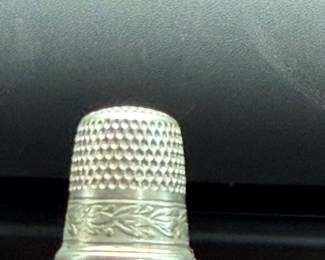 Vintage Sterling Silver Thimbles