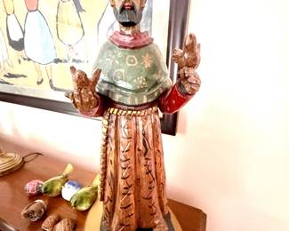 St Francis Wood Carving