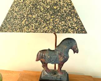 Federick Cooper Cast Tang Horse Lamp