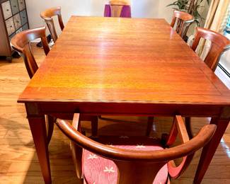 Beautiful Stickley Dining Room Table 6 Chairs