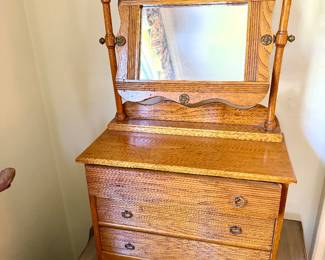 Miniature Oak Dresser