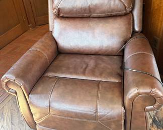 Leather Semi-Lift Chair