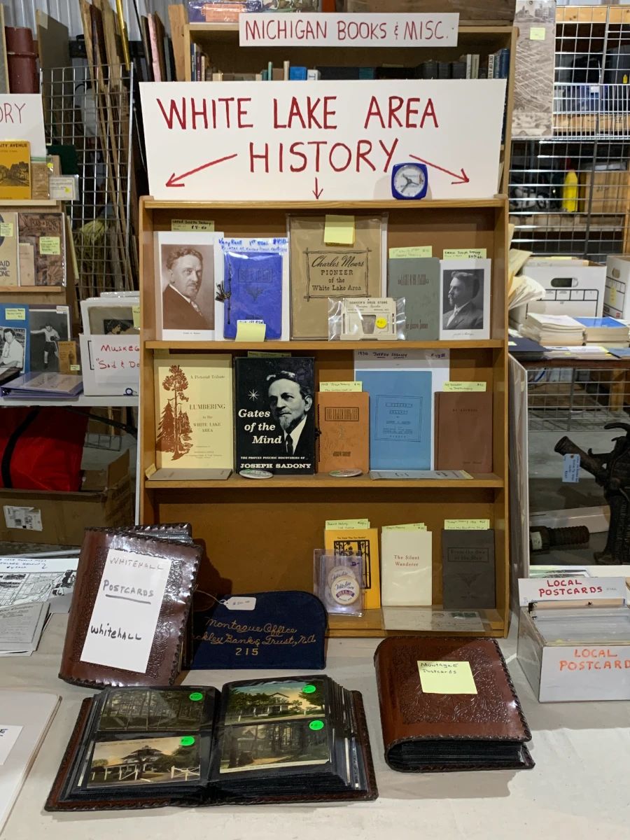 Thousands of Whitehall and Montague Postcards. Near Full set of all of the writings of Joseph Sadony including the super rare 1st printing of his Gates of the Mind.