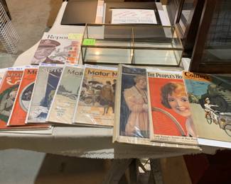 A few examples of the many Vintage Magazines