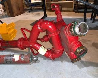 A lot of vintage/antique Fire Equipment
