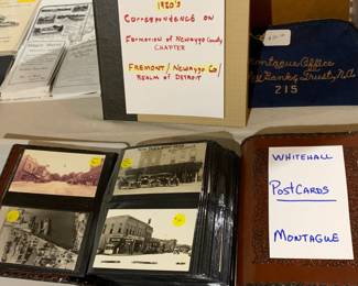 Hundreds of Postcards Whitehall, Montague, Muskegon and area. Also so many other Michigan Cities