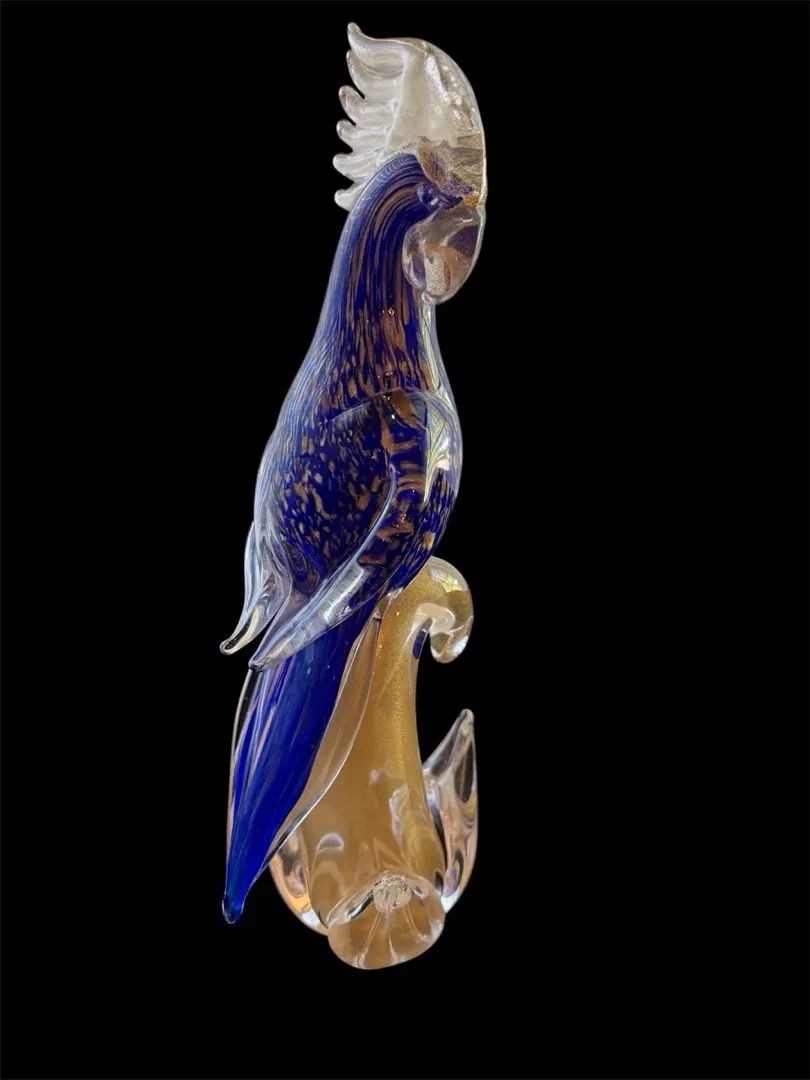 01 Murano Glass Parrot