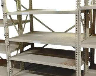 7Tiered Metal Shelving Unit Pair