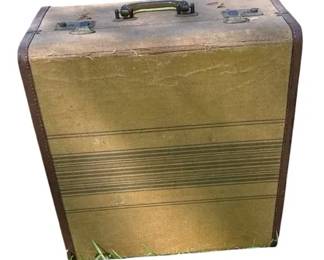 Vintage HardShell TweedStyle Suitcase