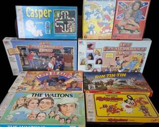 Assortment Of Vintage Board Games