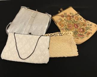 4 Vintage Clutch Handbags