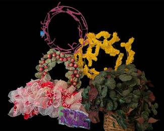 Colorful Decorative Ribbons Floral Items