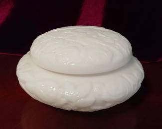 Phoenix Consolidated White Hummingbird Puff Box