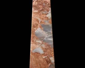 Polished Pink Onyx Marble Stone Obelisk