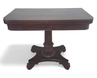 Antique Mahogany Pedestal Table