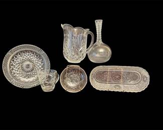 Vtg Shannon Crystal Pitcher Beautiful Cut Glass Items
