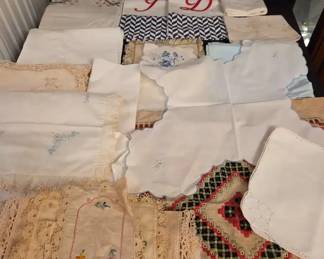 Handmade Items, Embroidered Dresser Runners And More