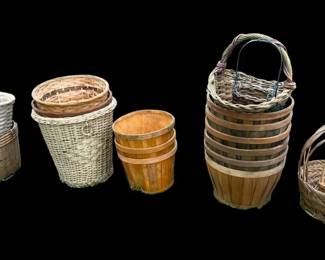 Assortment Of Woven Baskets