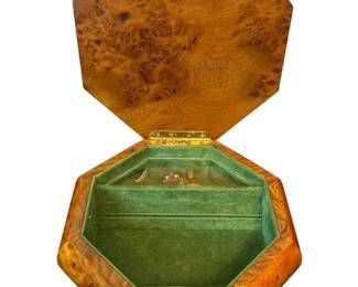 Vintage Reuge Paturzo Giovanni Inlaid Wood Music Box Sorrento Italy