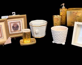 Elegant Gold White Decor