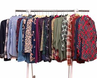 Womens Small FallWinter Long Sleeve Shirts