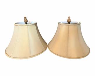 Vintage Beige Bellshaped Lamp Shades