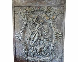 Vintage Cast Iron Fireplace Summer Cover