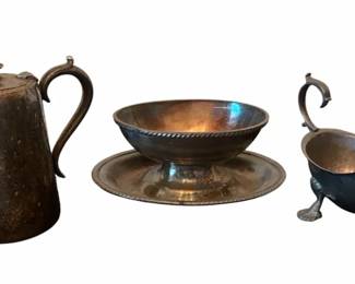 Vintage Silverplated Kitchenware Lot