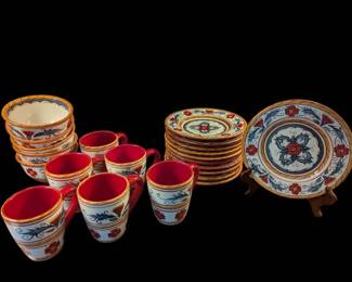 Italiano Cups Bowls And Plates
