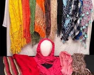 16 Knitted Pashmini Scarves