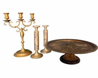 Collection Of Vintage Metal Decor