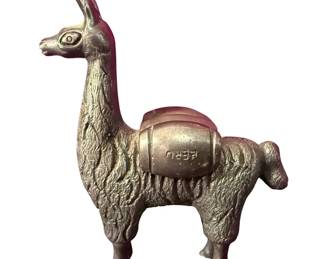 Peruvian 925 Silver Llama Figurine 165.9 g