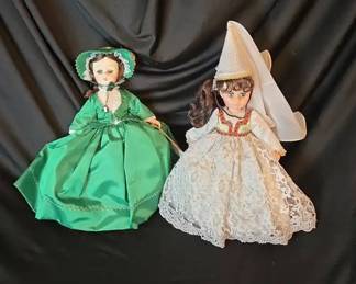 Madame Alexander Dolls Scarlett O Hara And Juliet