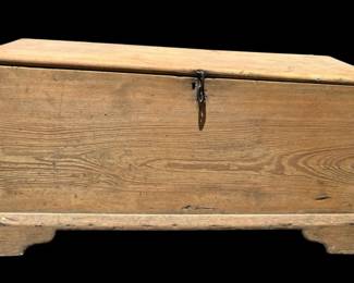 Large Wooden Trunck