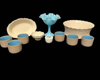 Vtg Fenton, Lenox, Homer Laughlin Pigeon Forge Pottery