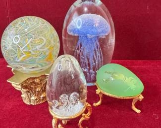 Beautiful Paperweight Collection