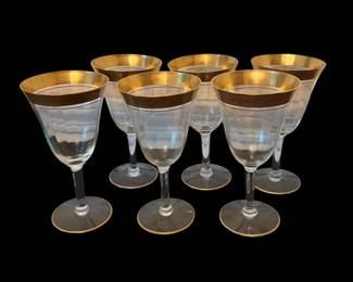 Vintage TiffinFranciscan Wine Goblets