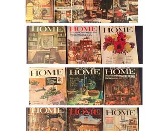 Thirteen Vintage Issues Of The American Home Magazine