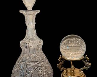 Crystal Decanter Vintage Godinger