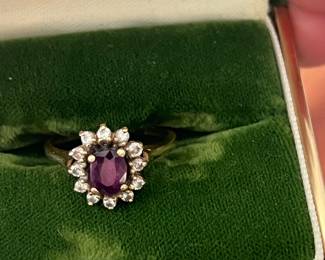 14 KT Gold, Ruby and Diamond ring 