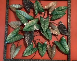 Metal Leaf Wall Hanger