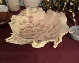 Large shell dish / coastal decor