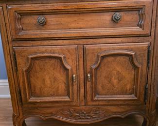 Vintage 'Drexel Heritage' Bedside Table