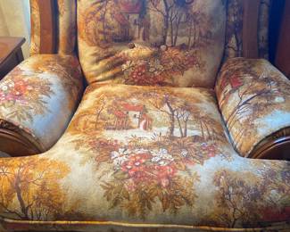 Clayton Marcus vintage chair with matching sofa!
