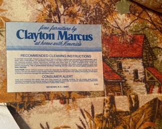 Vintage upholstered chair from Hickory, NC