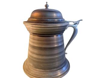 Vintage Lazar handcrafted pewter ice bucket