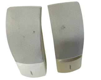 Pair of white Bose 161 component speakers