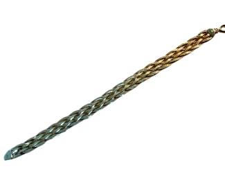 4	 Vintage sterling multi-strand braided bracelet